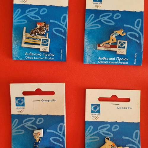 Pins Athens 2004 sports series new, set of 33 pieces
