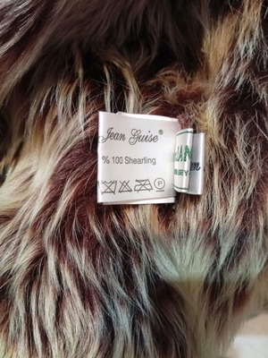 Real lambskin jacket like new, brown, size 38 medium