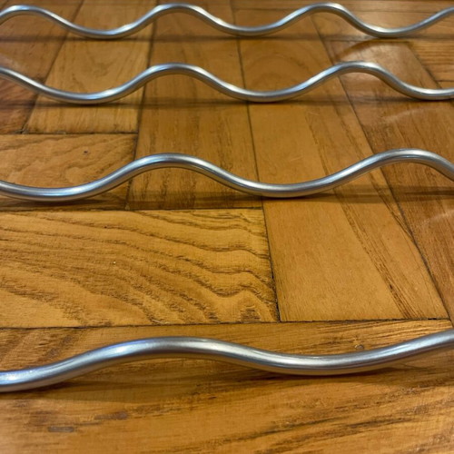 Wine rack for fridge like new, metal 47x30 cm