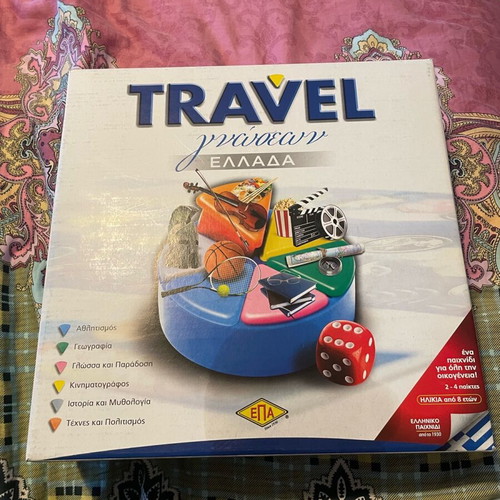Travel board game knowledge Greece like new