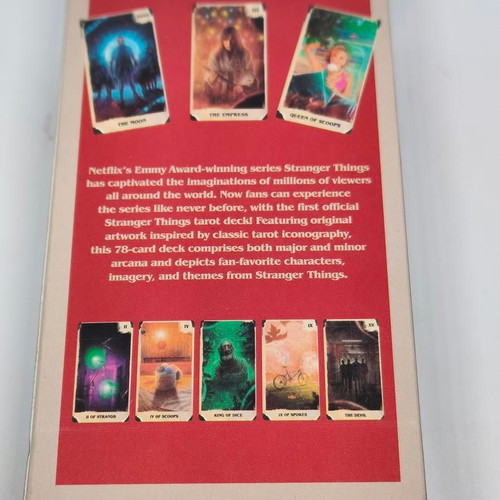 Stranger Things Tarot Deck like new, 78 cards official edition