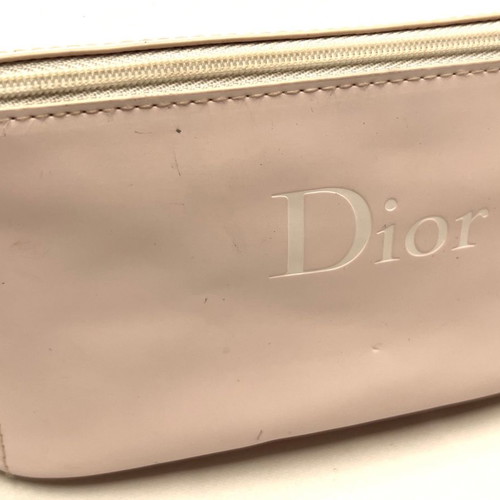 Dior pink vanity case used