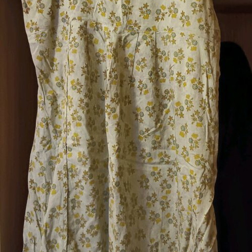 Helmi printed summer dress like new, size L, multicolored green