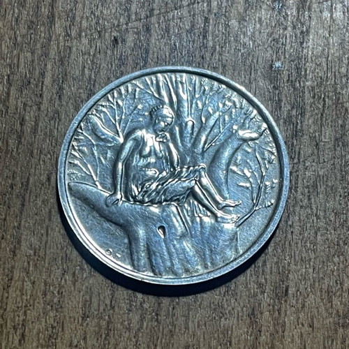 Silver coin 500 drachmas 1979 EEC used