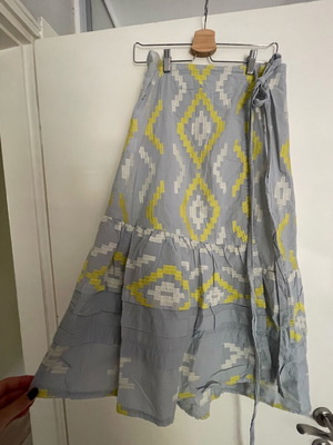 Greek Archaic Kori wrap skirt unused, size M, gray
