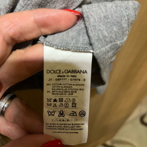 Men's Dolce & Gabbana blouse size M, new, grey color