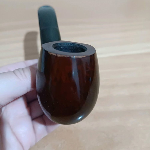 Vintage De Luxe Pipe tobacco pipe used, briar wood