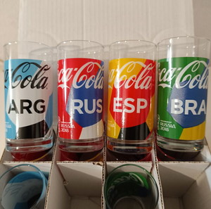 Συλλεκτικά ποτήρια coca cola mundial 2018