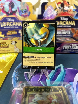 Lorcana Disney TCG Airfoil κάρτα σε άριστη κατάσταση