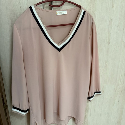 Blouse 3/4 sleeve size 3 like new, pink