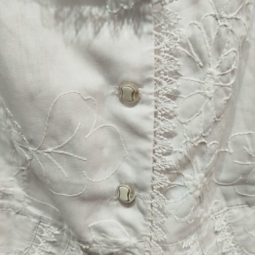 Vintage shirt blazer embroidered with lace, like new, size XXL-3XL