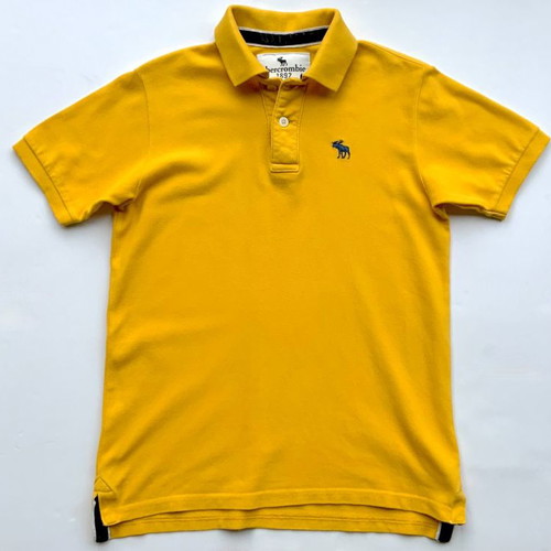 Abercrombie & Fitch Kids Polo Shirt Yellow Used Size L