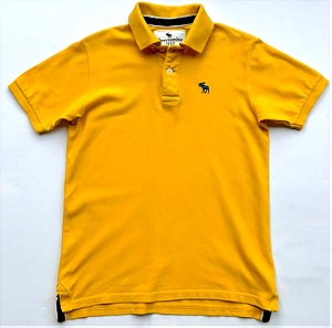 ABERCROMBIE Παιδική Μπλούζα Polo Κίτρινη - Size L (μπορεί να φορεθεί και σαν Ανδρική Size XS/S)