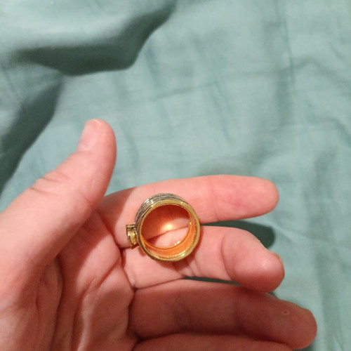 Steel ring 17 mm new