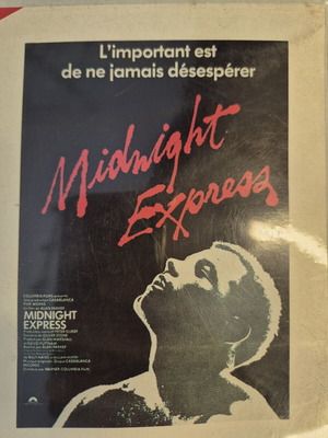 Midnight Express authentic French movie poster like new