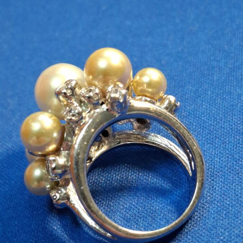 Silver ring with 925 stamp new