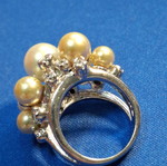 Silver ring with 925 stamp new
