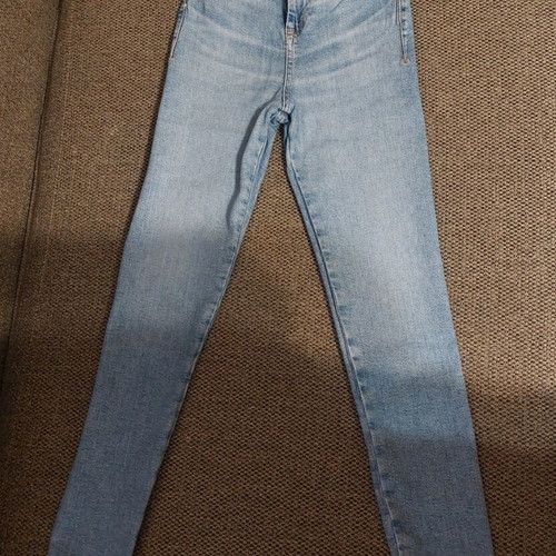 Zara denim pants used, size 36, light wash