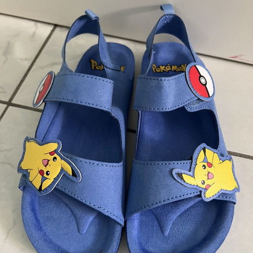 Pokémon sandals new, size 34, blue H&M