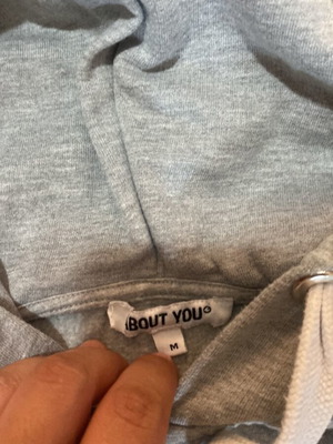 About You hoodie, grey, size M