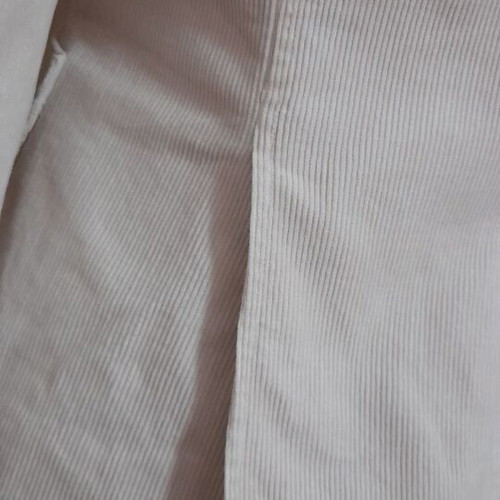 Zara Basic γυναικείο σακάκι κοτλέ, εκρού, μέγεθος L