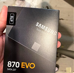 Samsung 870 Evo SSD 4TB 2.5'' SATA III Σφραγισμένο