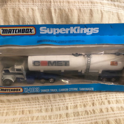 Matchbox Superkings K-103 tanker truck used, large