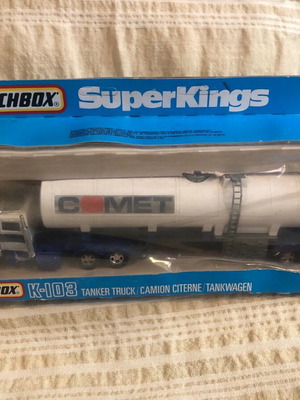 Matchbox Superkings K-103 tanker truck used, large