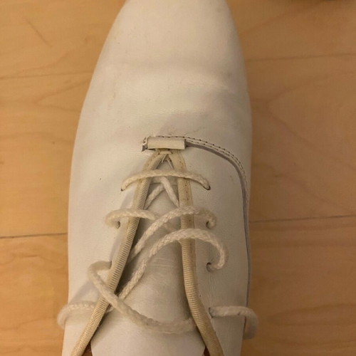 Capezio men's white leather shoes like new, size 42.5