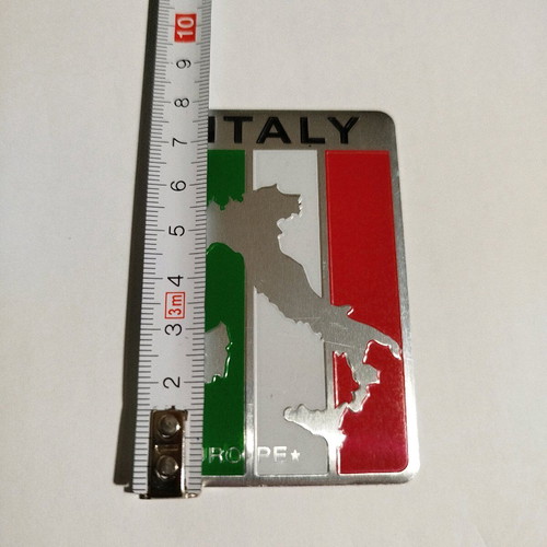 Italian metal aluminum emblem new with UV protection