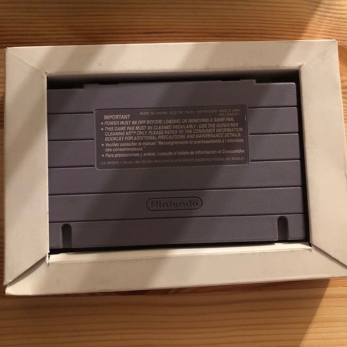 Nintendo SNES Earthworm Jim used NTSC CIB