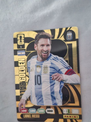 Messi Panini 2026 World Cup Golden Card new