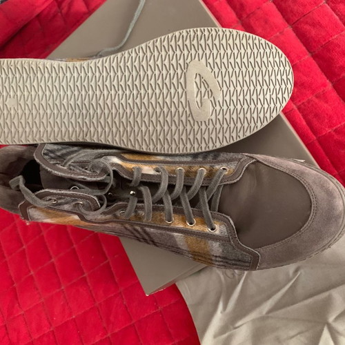 Alberto Guardiani sneakers used, gray, size 45