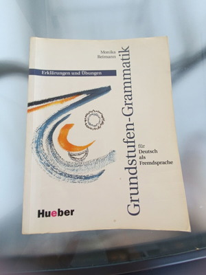 Grundstufen Grammatik German language book used