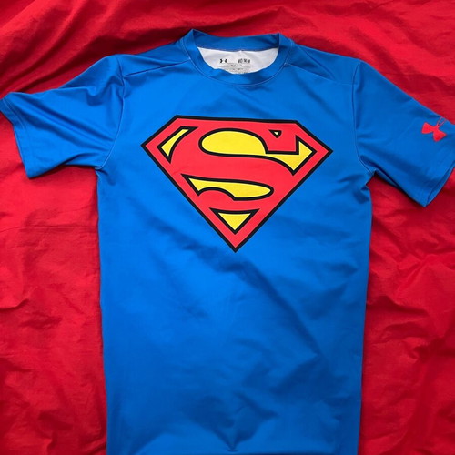 Under Armour x Superman blue shirt used, size M