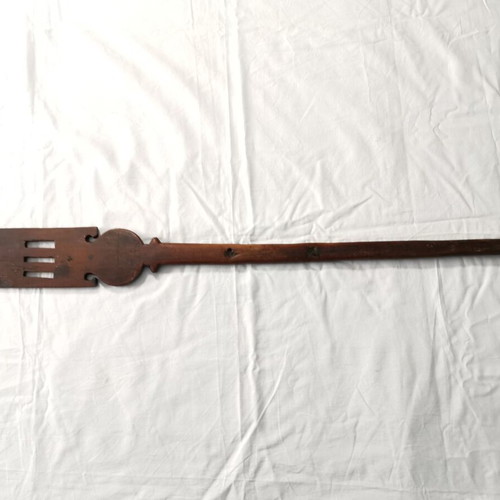 Wooden roka for hair spinning used, 1950s