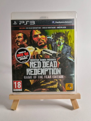 Red Dead Redemption Game of the Year Edition PS3 used, complete with map