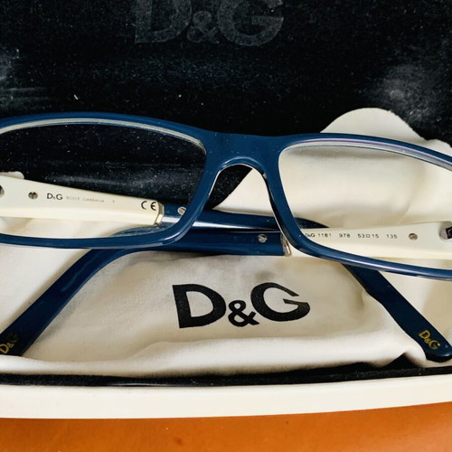 D&G Dolce & Gabbana DG 1181 eyeglasses like new with case
