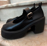 Shein Mary Jane shoes, black, size 40