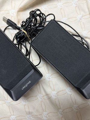Creative computer speakers used
