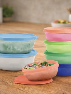 Tupperware Modular Bowl Set 5 Items New