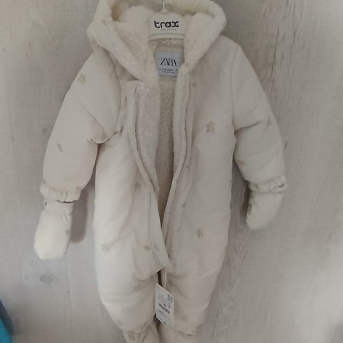 Zara winter jumpsuit new, size 9-12 months