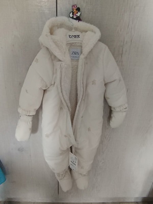 Zara winter jumpsuit new, size 9-12 months