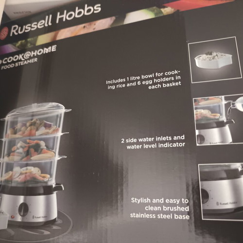 Russell Hobbs 3-Tier Food Steamer new