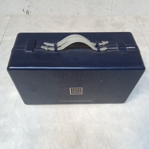 Vintage Microscope with Case and Instructions from 1980s used