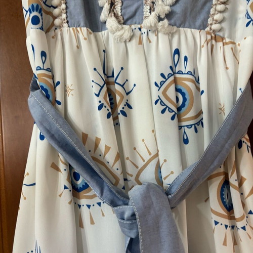 We coss short dress like new, white, size S