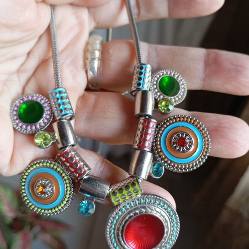 Vintage colorful necklace