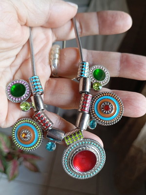 Vintage colorful necklace