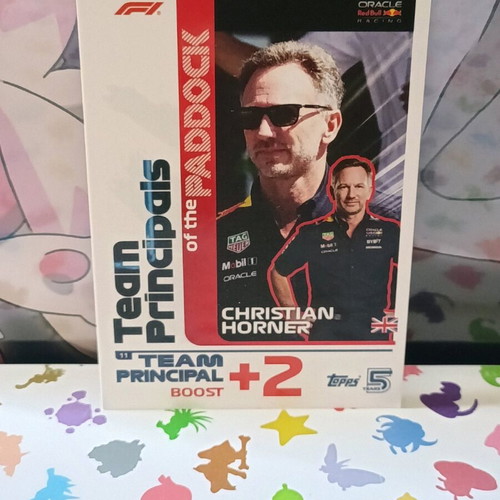 F1 Card Horner Team Principal Topps Turbo Attax 2024 like new