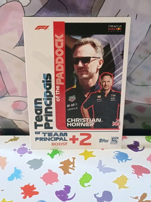 Κάρτα F1 Horner Team Principal Topps Turbo Attax 2024 σαν καινούργιο